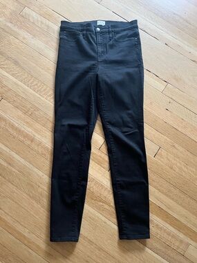 J. Crew Black 30T Toothpick Jeans
